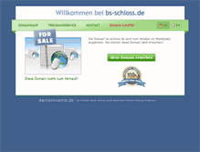 Tablet Screenshot of bs-schloss.de